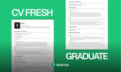 Contoh CV Fresh Graduate Tanpa Pengalaman Kerja